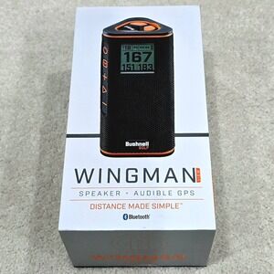 Bushnell Wingman View Golf GPS Bluetooth Speaker w/ Remote – Excellent Condition